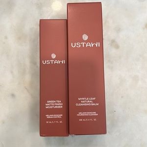 USTAWI cleansing balm and moisturizer